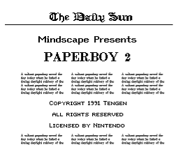 paperboy nes online